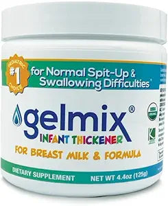 Gelmix Infant Thickener for Breast Milk & Formula, 4.4 oz Jar