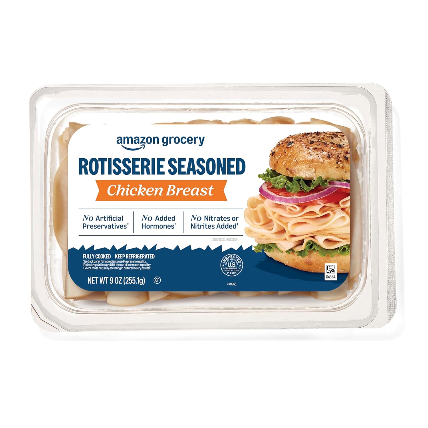 Sliced Rotisserie Seasoned Chicken Breast